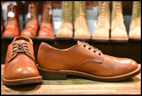 【8D 良品 14年】レッドウィング 8052 オックスフォード ブリックセトラー 短靴 ローカット 編み上げ ブーツ redwing HOPESMORE