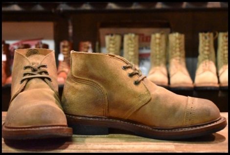 【7.5D 箱付 良品 ナイジェルケーボン別注 17年】レッドウィング 4632 マンソン チャッカ ミュールスキナー 短靴 ブーツ redwing HOPESMORE