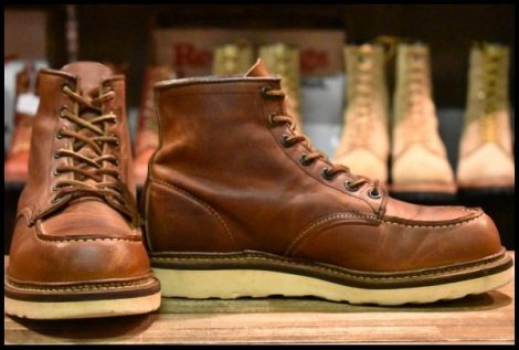【7.5D 良品 10年】レッドウィング 1907 アイリッシュセッター 茶 カッパー ラフ＆タフ モックトゥ ブーツ redwing HOPESMORE