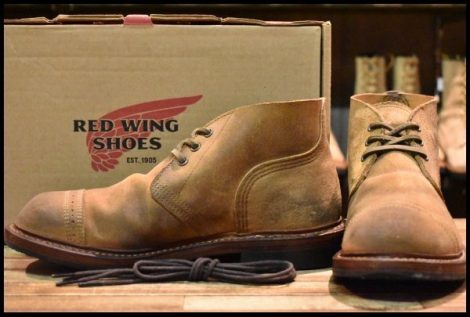 【7.5D 箱付 良品 ナイジェルケーボン別注 17年】レッドウィング 4632 マンソン チャッカ ミュールスキナー 短靴 ブーツ redwing HOPESMORE