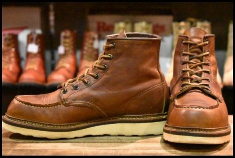 【7.5D 良品 10年】レッドウィング 1907 アイリッシュセッター 茶 カッパー ラフ＆タフ モックトゥ ブーツ redwing HOPESMORE