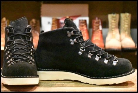 【9.5EE 良品 白タグ】Danner ダナー マウンテンライト 30910X ブラック スエード ゴアテックス GORE-TEX ブーツ HOPESMORE