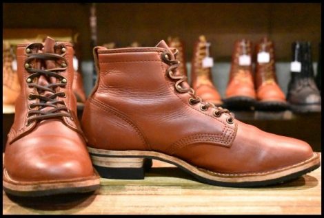 【10.5D 箱付 良品 19年】WESCO ウエスコ カスタムウォレン レッドウッド 赤茶 ビブラム269シングル ブーツ BOSS HOPESMORE