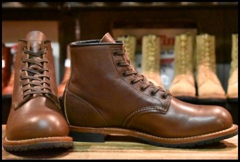 【7.5D 箱付 良品 TYPE-B 15年】レッドウィング 9161 ブラックスミス 茶 ブラウン ベックマン ラウンド ブーツ redwing HOPESMORE