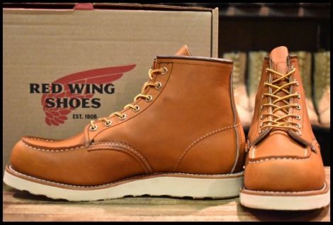 【9D 箱付 美品 24年】レッドウィング 875 アイリッシュセッター 茶 オロレガシー モックトゥ レースアップ ブーツ redwing HOPESMORE