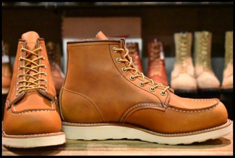 【9D 箱付 美品 24年】レッドウィング 875 アイリッシュセッター 茶 オロレガシー モックトゥ レースアップ ブーツ redwing HOPESMORE