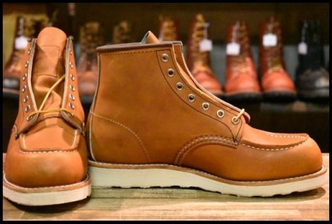 【9E 未使用 25年】レッドウィング 875 アイリッシュセッター 茶 オロレガシー モック レースアップ 編み上げ ブーツ redwing HOPESMORE