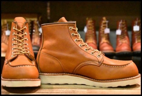 【8.5E 箱付 美品 20年】レッドウィング 875 アイリッシュセッター 茶 オロレガシー モックトゥ レースアップ ブーツ redwing HOPESMORE