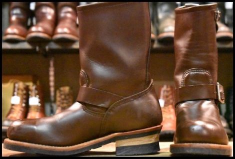 【7.5D 良品 09年】レッドウィング 2269 エンジニア 茶 チョコレート クローム ブラウン スチールトゥ ブーツ 2967 redwing HOPESMORE