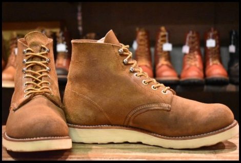 【8.5D 良品 07年】レッドウィング 8181 スエード アイリッシュセッター 茶 ミュールスキナー プレーントゥ ブーツ redwing HOPESMORE