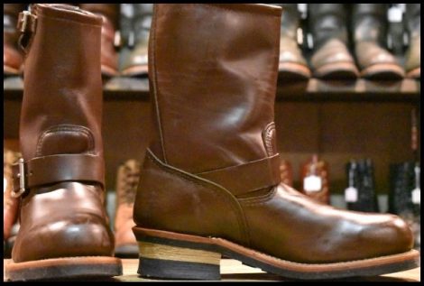 【7.5D 良品 09年】レッドウィング 2269 エンジニア 茶 チョコレート クローム ブラウン スチールトゥ ブーツ 2967 redwing HOPESMORE