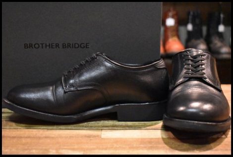 【5.5 箱付 良品】BROTHER BRIDGE ブラザーブリッジ FURANTSU フランツ BBB-S016 ブラック 黒 ドクターソール ブーツ HOPESMORE