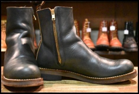 【8.5 箱付 美品】Rolling dub trio ローリングダブトリオ RDT-A14 CASPER キャスパー 紺 ネイビークロムエクセル ブーツ HOPESMORE