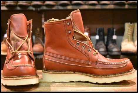 【9E 箱付 DEAD 50周年モデル 犬タグ】レッドウィング 1951 アイリッシュセッター 赤茶 オロラセット モックトゥ ブーツ redwing HOPESMORE