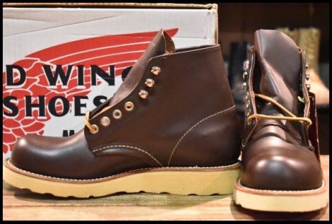 【5D 箱付 DEAD 犬タグ】レッドウィング 8160 アイリッシュセッター 茶 ガラスレザー コレクテッドグレイン ブーツ redwing HOPESMORE