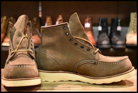 【8.5EE 箱付 DEAD サイド羽タグ 00年】レッドウィング 2877 アイリッシュセッター ヌバック ブラウン 編み上げ ブーツ redwing HOPESMORE