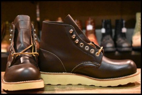 【5D 箱付 DEAD 犬タグ】レッドウィング 8160 アイリッシュセッター 茶 ガラスレザー コレクテッドグレイン ブーツ redwing HOPESMORE