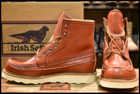 【9E 箱付 DEAD 50周年モデル 犬タグ】レッドウィング 1951 アイリッシュセッター 赤茶 オロラセット モックトゥ ブーツ redwing HOPESMORE