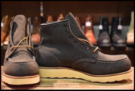 【7.5E DEAD サイド羽タグ 00年】レッドウィング 2880 アイリッシュセッター ヌバック ダークブラウン モック ブーツ redwing HOPESMORE
