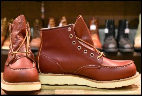 【8.5D 箱付 DEAD 羽タグ 99年】レッドウィング 8131 アイリッシュセッター 赤茶 オロラセット モックトゥ 8875 ブーツ redwing HOPESMORE