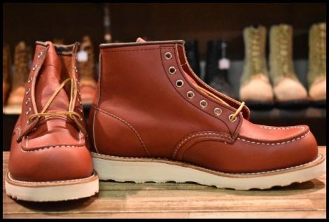 【7.5E 箱付 未使用 犬タグ復刻 23年】レッドウィング 8875 アイリッシュセッター 赤茶 オロラセット モックトゥ ブーツ redwing HOPESMORE