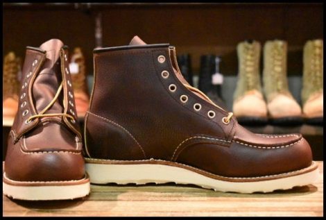 【9D 箱付 未使用 22年】レッドウィング 8138 アイリッシュセッター 茶 ブライアーオイルスリック モックトゥ ブーツ redwing HOPESMORE