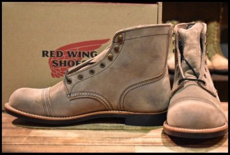 【10.5D 箱付 未使用 22年】レッドウィング 8087 アイアンレンジャー ミュールスキナーラフアウト 編み上げ ブーツ redwing HOPESMORE