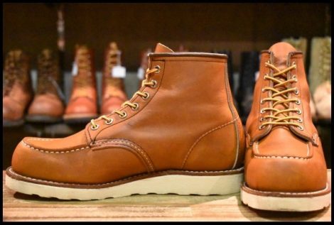 【7.5E 美品 24年】レッドウィング 875 アイリッシュセッター 茶 オロレガシー モック 編み上げ レースアップ ブーツ redwing HOPESMORE