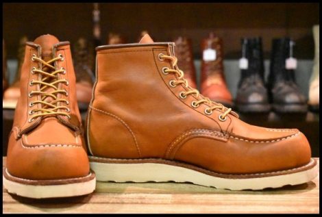 【7.5E 美品 24年】レッドウィング 875 アイリッシュセッター 茶 オロレガシー モック 編み上げ レースアップ ブーツ redwing HOPESMORE