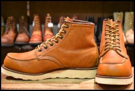 【8.5EE 良品 羽タグ 97年】レッドウィング 875 アイリッシュセッター 茶 オロイジナル モックトゥ 編み上げ ブーツ redwing HOPESMORE