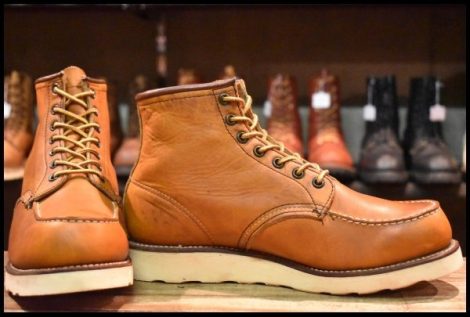 【8.5EE 良品 羽タグ 97年】レッドウィング 875 アイリッシュセッター 茶 オロイジナル モックトゥ 編み上げ ブーツ redwing HOPESMORE
