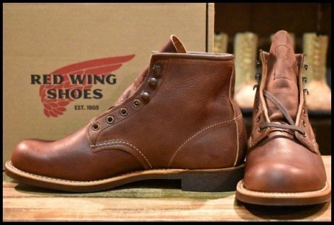 【8D 箱付 未使用 24年】レッドウィング 3340 ブラックスミス ブラウン ブライアー オイルスリックレザー 茶 ブーツ redwing HOPESMORE