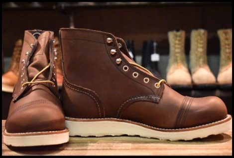 【8D 箱付 未使用 23年】レッドウィング 8088 アイアンレンジャー アンバーハーネス 茶 編み上げ レースアップ ブーツ redwing HOPESMORE