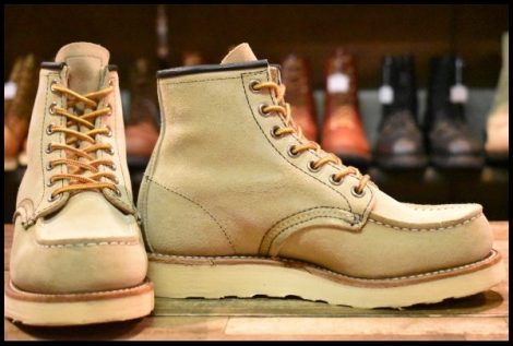 【4E 美品 09年】レッドウィング 8173 スエード アイリッシュセッター ホーソーン ラフアウト モックトゥ ブーツ redwing HOPESMORE