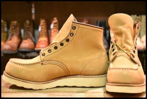 【8EE DEAD サイド羽タグ 00年】レッドウィング 2878 アイリッシュセッター イエロー ヌバック モックトゥ ブーツ redwing HOPESMORE