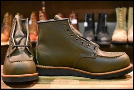 【10D 箱付 未使用 23年】レッドウィング 8828 アルパインポーテージ 深緑 アイリッシュセッター モックトゥ ブーツ redwing HOPESMORE