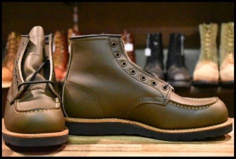 【9D 箱付 未使用 24年】レッドウィング 8828 アルパインポーテージ 深緑 アイリッシュセッター モックトゥ ブーツ redwing HOPESMORE