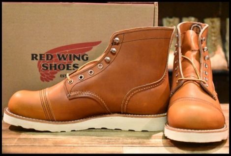 【9.5D 箱付 未使用 23年】レッドウィング 8089 アイアンレンジャー オロレガシー 茶 編み上げ レースアップ ブーツ redwing HOPESMORE