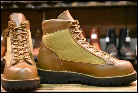 【7W 良品 白タグ】Danner ダナーライト 30420X 茶 ブラウン ゴアテックス GORE-TEX ビブラム 編み上げ レディース ブーツ HOPESMORE