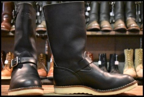 【8E 箱付 美品 12年】WESCO ウエスコ カスタムボス 11インチハイト ブラック ビブラム1010シングル エンジニア ブーツ HOPESMORE