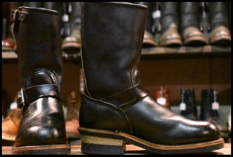 【5D 良品 PT91プリント 94年03月刻印】レッドウィング 2268 エンジニア ブラッククローム スチールトゥ ブーツ redwing HOPESMORE
