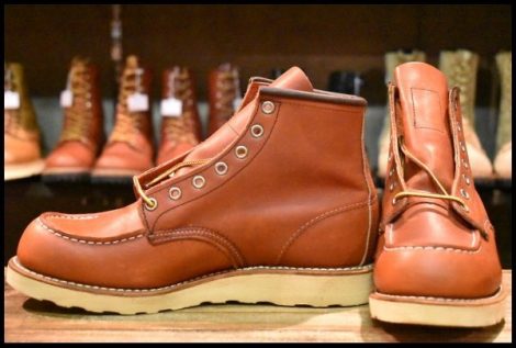 【8E 未使用 11年】レッドウィング 8875 アイリッシュセッター 赤茶 オロラセット モックトゥ ブーツ redwing HOPESMORE