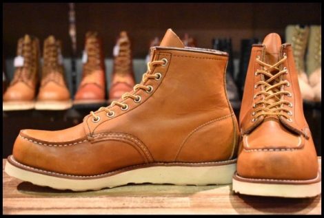 【8E 美品 15年】レッドウィング 875 アイリッシュセッター 茶 オロレガシー モックトゥ 編み上げ ブーツ redwing HOPESMORE