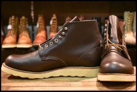 【10D DEAD 羽タグ】レッドウィング 8160 アイリッシュセッター 茶 ガラスレザー コレクテッドグレイン ブーツ redwing HOPESMORE