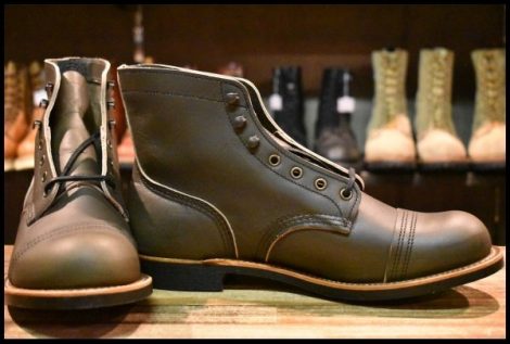 【9.5D 箱付 未使用 24年】レッドウィング 8078 アイアンレンジャー グリーン アルパイン ポーテージ 緑 ブーツ redwing HOPESMORE
