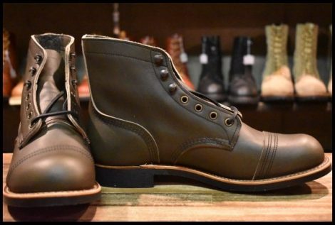 【9D 箱付 未使用 24年】レッドウィング 8078 アイアンレンジャー グリーン アルパイン ポーテージ 緑 ブーツ redwing HOPESMORE