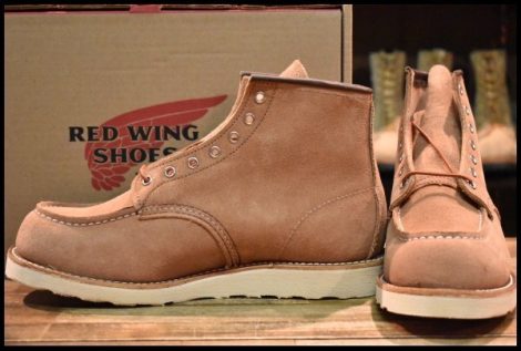 【10D 箱付 未使用 23年】レッドウィング 8208 アイリッシュセッター ダスティローズ ラフアウト ピンク ブーツ redwing HOPESMORE