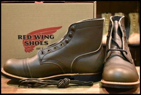 【9D 箱付 未使用 24年】レッドウィング 8078 アイアンレンジャー グリーン アルパイン ポーテージ 緑 ブーツ redwing HOPESMORE