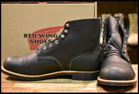 【10D 箱付 未使用 24年】レッドウィング 8084 アイアンレンジャー ブラックハーネス 黒 キャップトゥ ブーツ redwing HOPESMORE