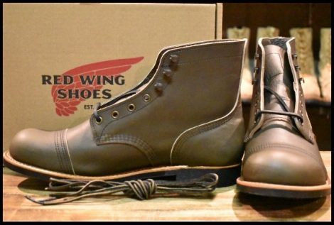 【9.5D 箱付 未使用 24年】レッドウィング 8078 アイアンレンジャー グリーン アルパイン ポーテージ 緑 ブーツ redwing HOPESMORE